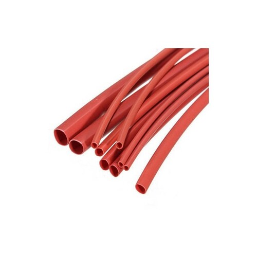 Rurka Rurki koszulki TERMOKURCZLIWE 4,5mm 1m 1szt kolor czerwony 2