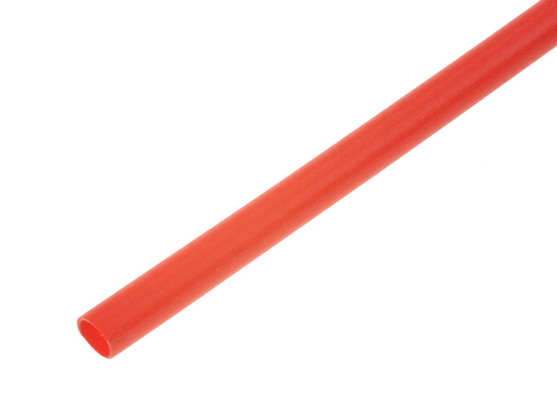 Rurka Rurki koszulki TERMOKURCZLIWE 4,5mm 1m 1szt kolor czerwony 4