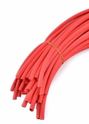 Rurka Rurki koszulki TERMOKURCZLIWE 4,5mm 1m 1szt kolor czerwony 5