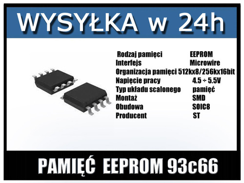 Eeprom 93C66 - SMD 2