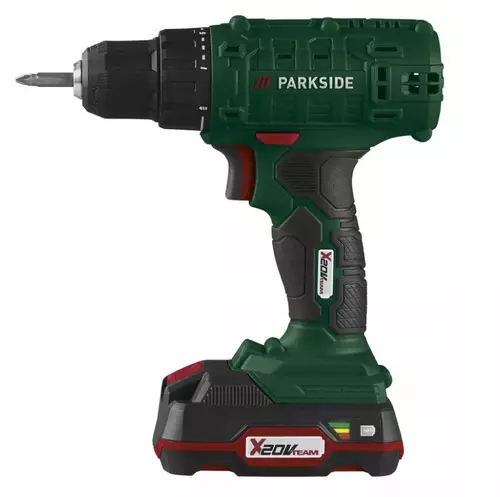 PARKSIDE Akumulatorowa wiertarko-wkrętarka 20 V, PBSA 20, (z akumulatorem i ładowarką) 2