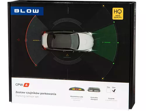 Czujnik parkowania z wyświetlaczem LED 4 czujki 2