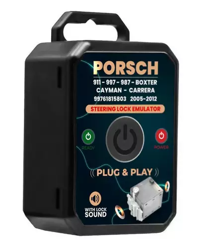 Symulator emulatora blokady kierownicy Porsche 911, 997, 987 Boxster, Cayman, Carrera 2005-2012  4