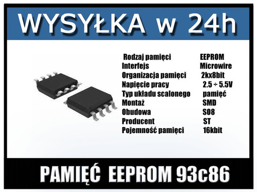 Eeprom 93C86 - SMD 2