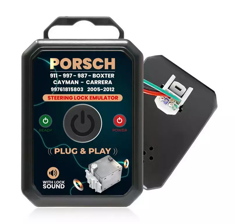 Symulator emulatora blokady kierownicy Porsche 911, 997, 987 Boxster, Cayman, Carrera 2005-2012  1