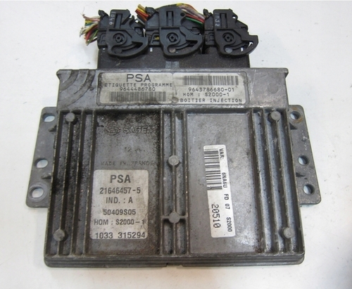 KOMPUTER 9644486780 CITROEN PEUGEOT BEZ IMMO OFF 1