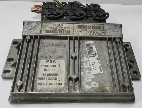 KOMPUTER 9640514780 CITROEN PEUGEOT BEZ IMMO OFF 1
