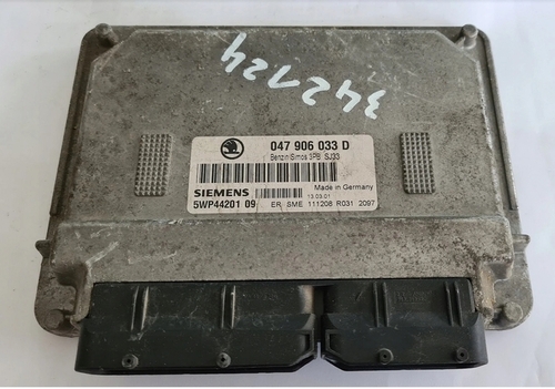 Komputer SKODA 047906033D BEZ IMMO OFF CZYSTY!