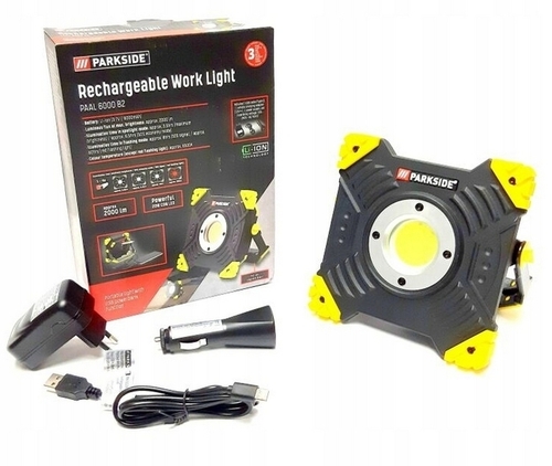 Reflektor Parkside Halogen biały neutralny 2000lm