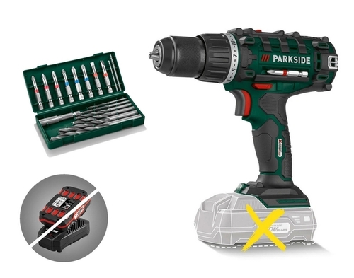 PARKSIDE Akumulatorowa wiertarko-wkrętarka PABS 20-Li-E6, 20 V (bez akumulatora  1