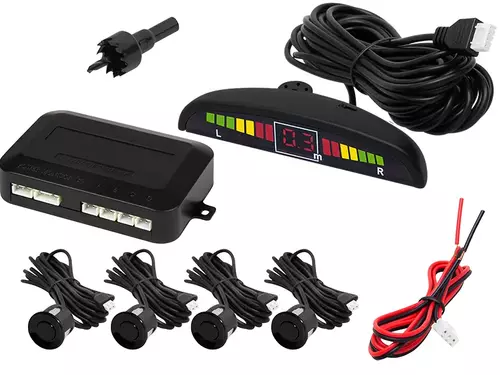 Czujnik parkowania z wyświetlaczem LED 4 czujki 1