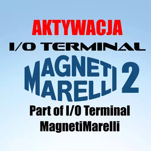 I/O TERMINAL AKTYWACJA MAGNETI MARELLI ECU 2 1