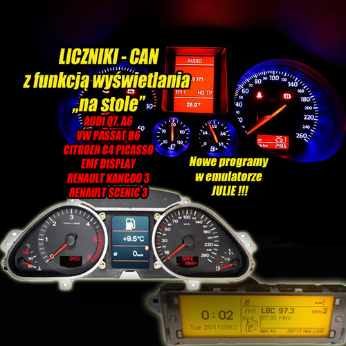 EMULATOR TACHO RENAULT SCENIC II, ESPACE IV with CAN