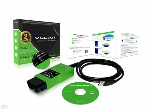 Interfejs VW/Audi/Skoda/Seat USB KKL line (2 linie K) we wtyku OBD2