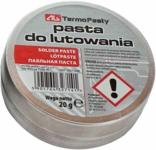 Pasta lutownicza 20g AG 1